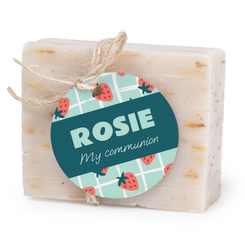 Soap bar with round label (6 pcs)