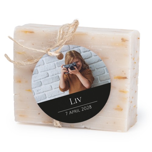 Soap bar with round label (6 pcs) Soap bar with round label (6 pcs)