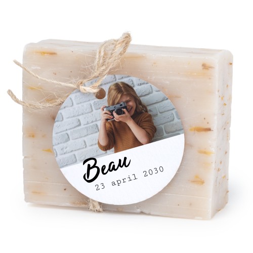 Lot de 6 savons avec étiquettes rondes