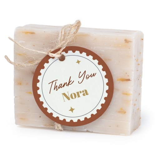 Soap bar with round label (6 pcs) Soap bar with round label (6 pcs)