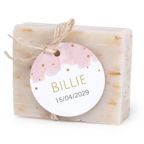 Seife mit rundem Etikett (6er-Set)