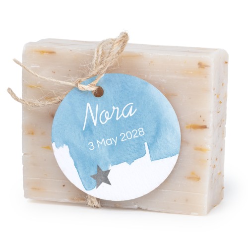 Soap bar with round label (6 pcs) Soap bar with round label (6 pcs)