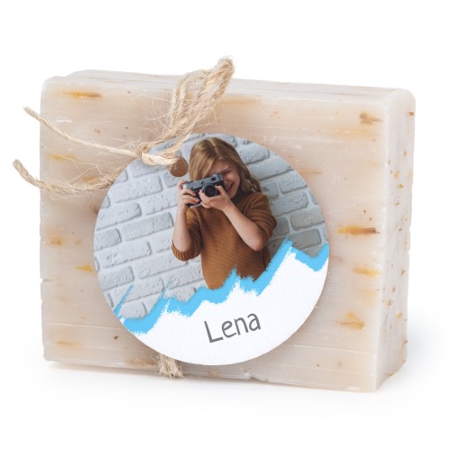 Lot de 6 savons avec étiquettes rondes