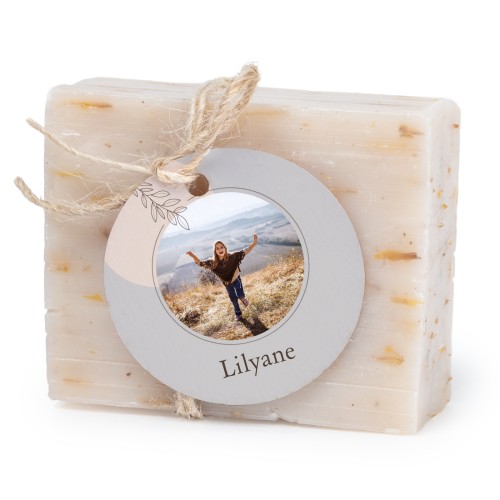 Soap bar with round label (6 pcs)