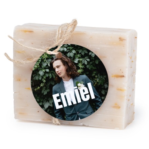 Seife mit rundem Etikett (6er-Set)