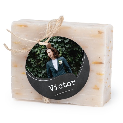 Seife mit rundem Etikett (6er-Set)