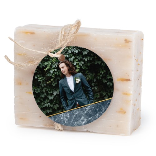 Lot de 6 savons avec étiquettes rondes