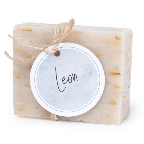 Palasaippua pyöreällä etiketillä (6 kpl) Palasaippua pyöreällä etiketillä (6 kpl)