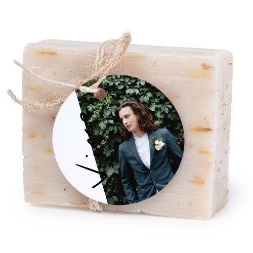 Lot de 6 savons avec étiquettes rondes