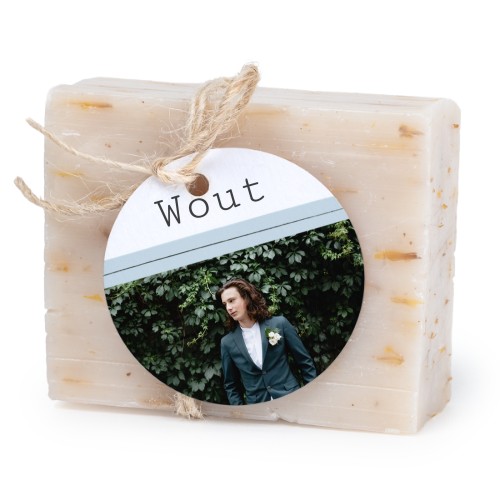 Fast tvål med rund etikett (6 st)