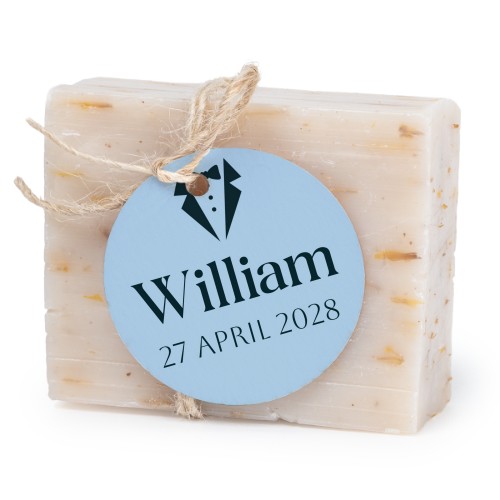 Fast tvÄl med rund etikett (6 st) Fast tvÄl med rund etikett (6 st)