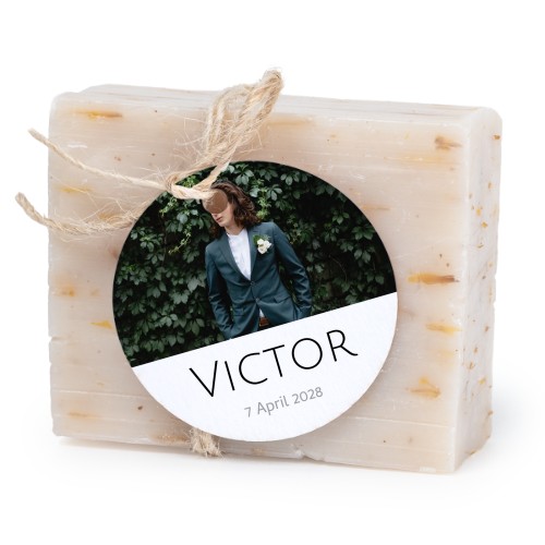 Seife mit rundem Etikett (6er-Set)