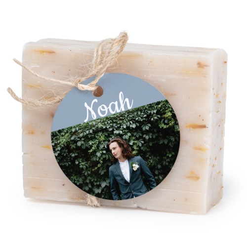 Lot de 6 savons avec étiquettes rondes