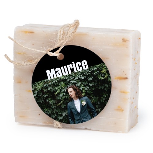 Såpestykke med rund etikett (sett à 6) Såpestykke med rund etikett (sett à 6)