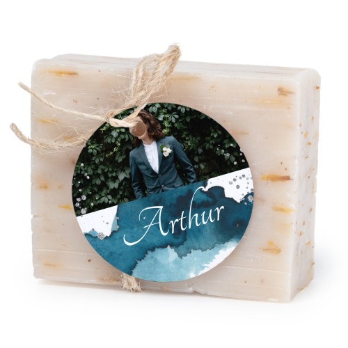 Zeepje met rond label (set van 6)