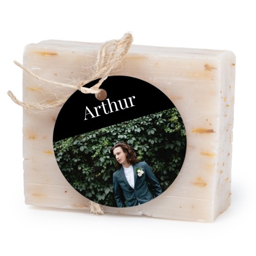 Seife mit rundem Etikett (6er-Set)