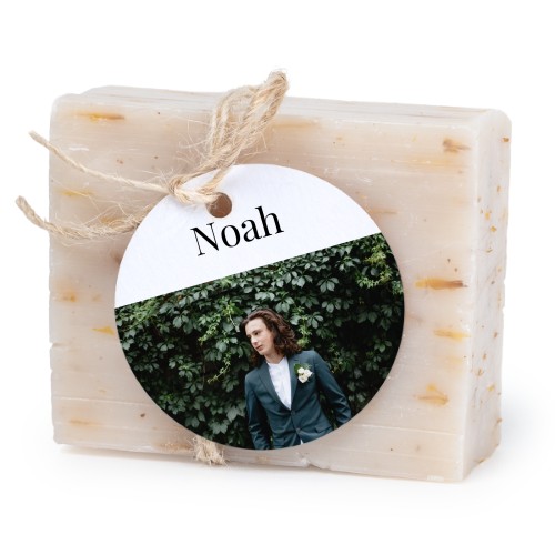 Seife mit rundem Etikett (6er-Set)