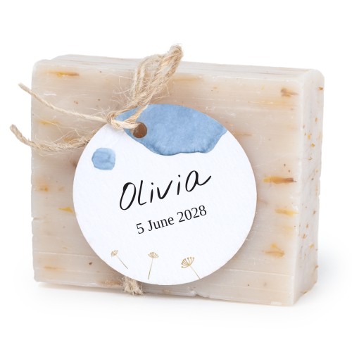 Seife mit rundem Etikett (6er-Set)