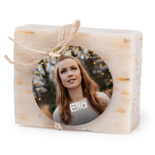 Soap bar with round label (6 pcs)