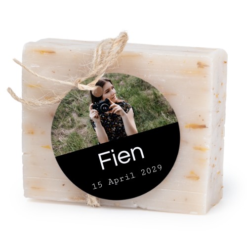 Seife mit rundem Etikett (6er-Set)