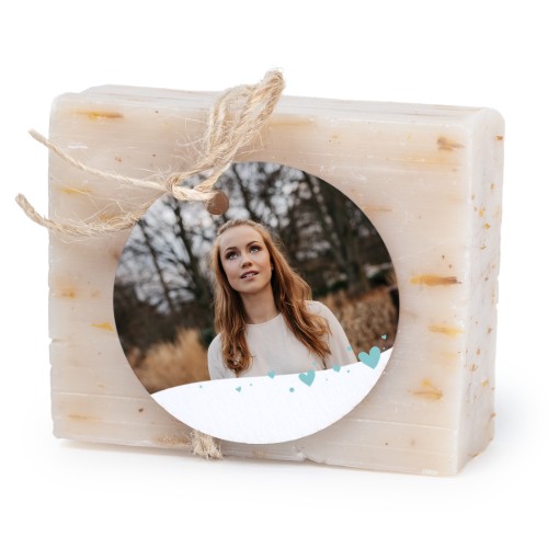 Fast tvål med rund etikett (6 st)