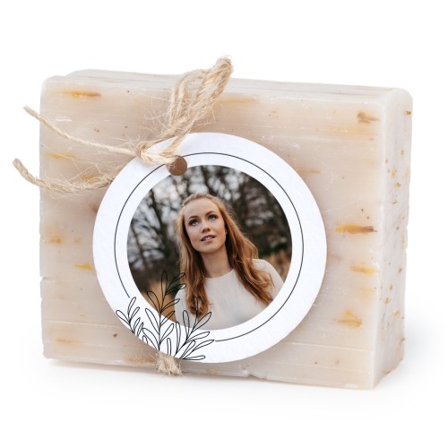 Seife mit rundem Etikett (6er-Set)