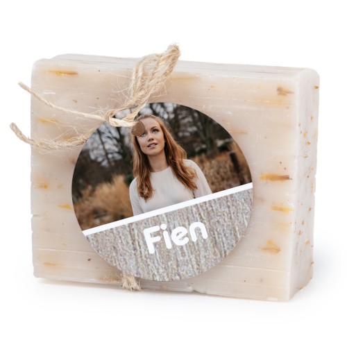 Soap bar with round label (6 pcs) Soap bar with round label (6 pcs)