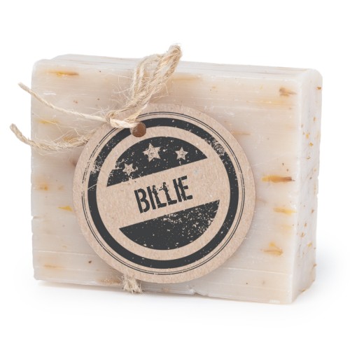 Soap bar with round label (6 pcs)