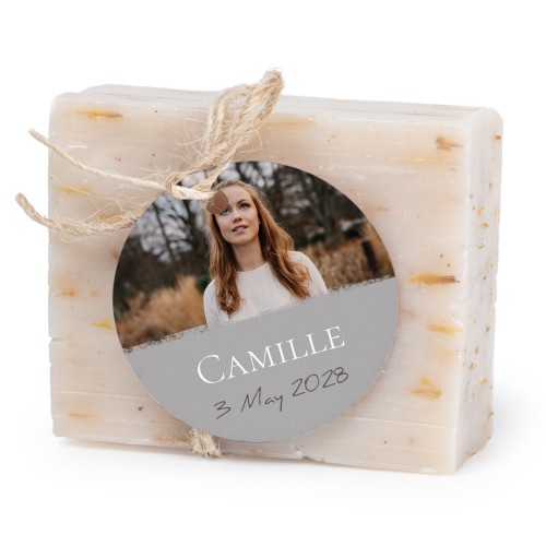 Fast tvål med rund etikett (6 st)