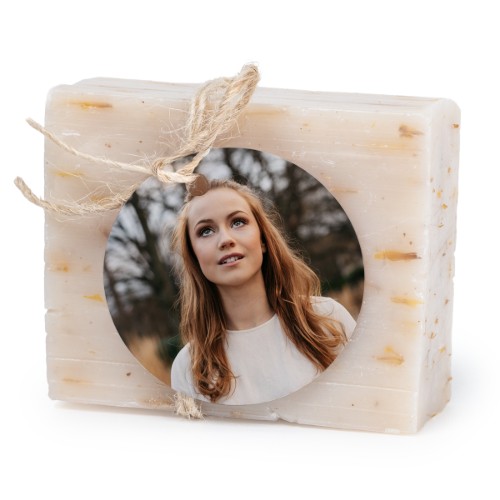 Soap bar with round label (6 pcs)