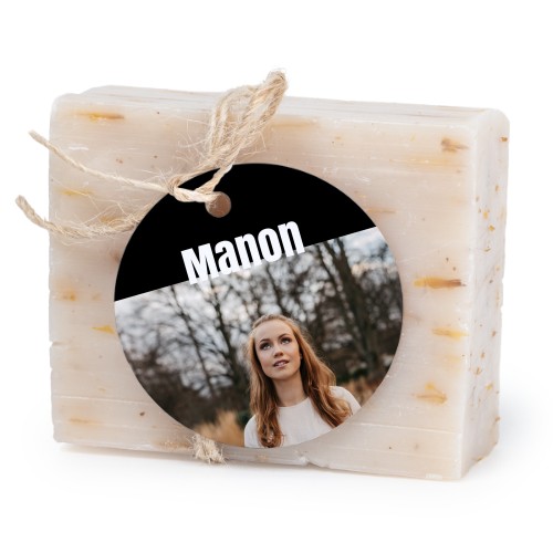 Seife mit rundem Etikett (6er-Set)