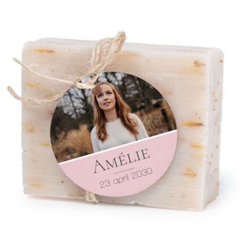 Seife mit rundem Etikett (6er-Set)