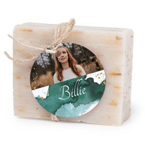 Zeepje met rond label (set van 6)