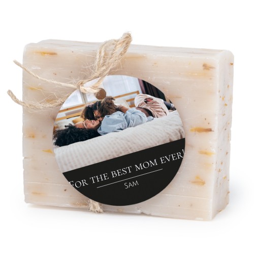 Zeepje met rond label (set van 6) Zeepje met rond label (set van 6)