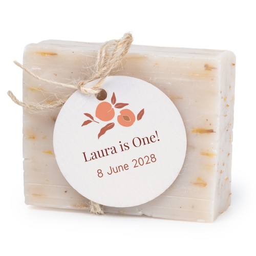 Soap bar with round label (6 pcs) Soap bar with round label (6 pcs)