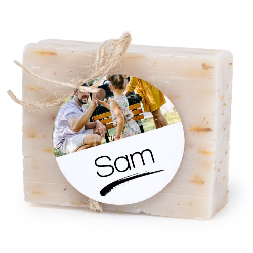 Seife mit rundem Etikett (6er-Set)