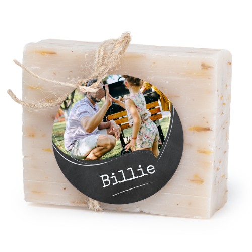 Soap bar with round label (6 pcs)