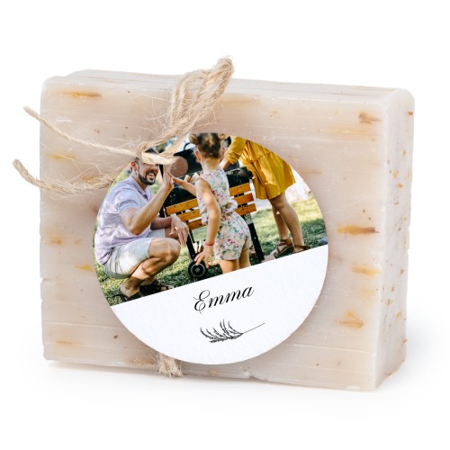 Soap bar with round label (6 pcs)