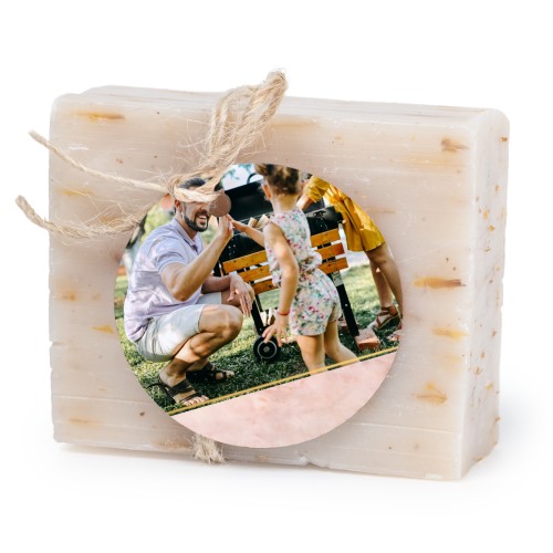 Soap bar with round label (6 pcs)