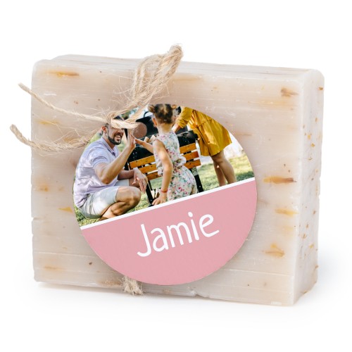 Soap bar with round label (6 pcs)