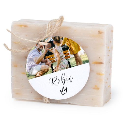 Fast tvål med rund etikett (6 st)