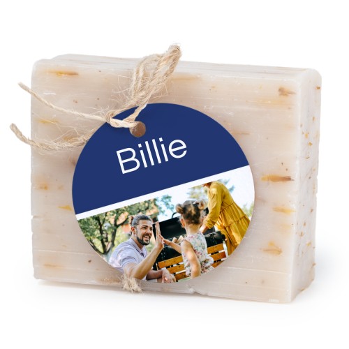 Soap bar with round label (6 pcs)