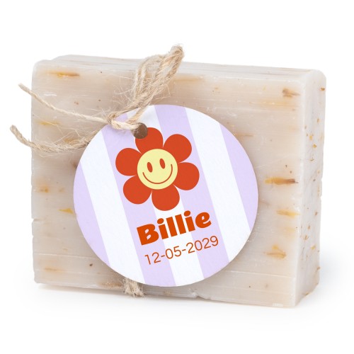 Zeepje met rond label (set van 6)