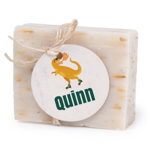 Lot de 6 savons avec étiquettes rondes