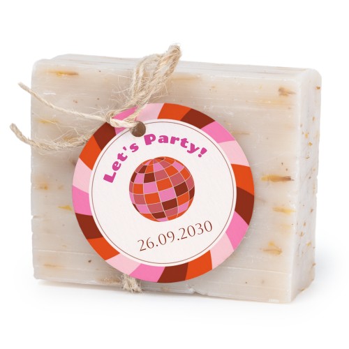 Zeepjes met rond label - set van 6 Zeepjes met rond label - set van 6