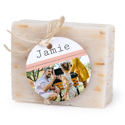 Fast tvål med rund etikett (6 st)