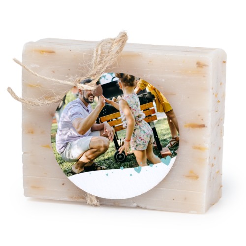 Soap bar with round label (6 pcs)