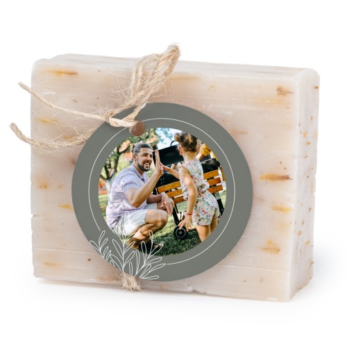 Soap bar with round label (6 pcs)