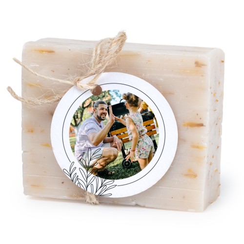 Fast tvål med rund etikett (6 st)