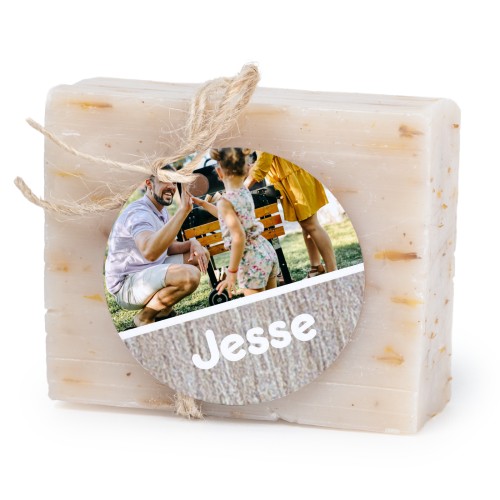 Soap bar with round label (6 pcs)